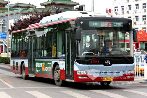 北京奧運會前更新的公交車