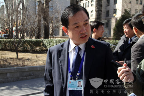 張燕忠接受客車網專訪