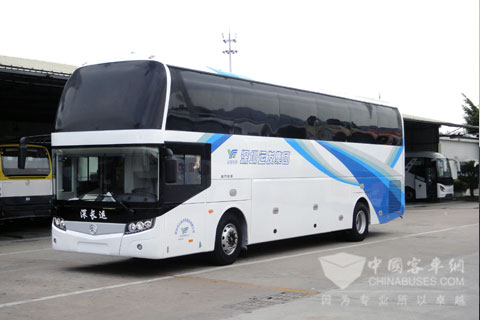 深圳運發集團購買的金旅XML6128車型