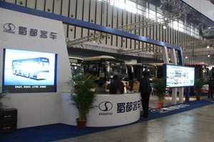 2012南京客車展蜀都客車展臺