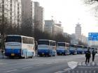 行駛中的龍威車隊(duì)