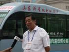 北京科技大學余達太教授接受記者采訪