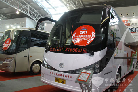 安凱HFF6127K46EV榮獲2011年度最佳環保客車獎