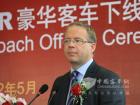 斯堪尼亞集團執行副總裁馬汀慶賀千輛下線