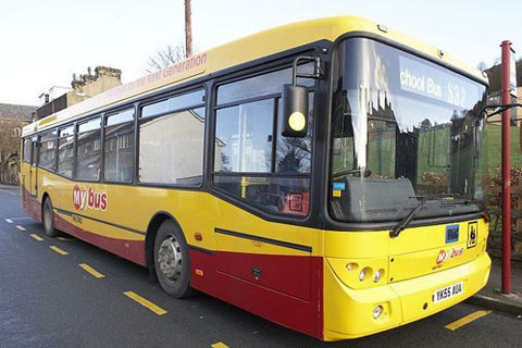 在歐洲發達國家，校車全是平頭造型