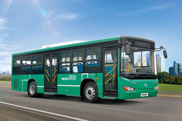 海格KLQ6109GAHEVC5E公交車（天然氣/電混動國五24-39座）