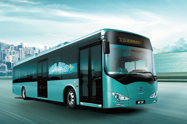 比亞迪BYD6121LGEV3公交車（純電動10-41座）