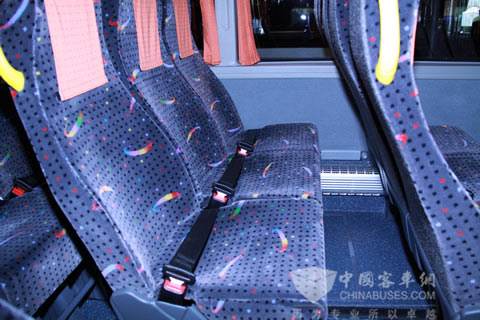 2009歐洲客車博覽會安全主題：安全裝備之安全帶標配