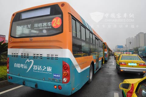 裝配華越電渦流緩速器的海格客車