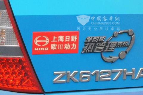 配載上海日野歐III動力發動機的兩會用車