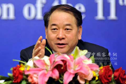 全國人大代表、中國重型汽車集團公司董事長馬純濟