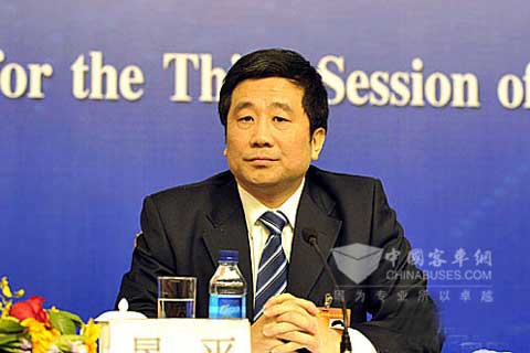 全國人大代表、玉林柴油機集團公司董事長晏平