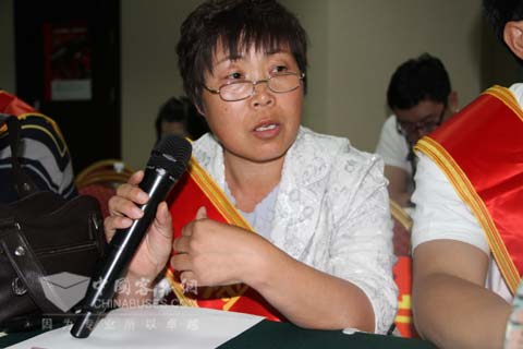 東風康明斯金牌用戶王金紅女士