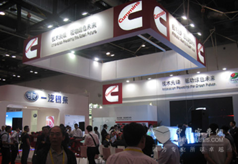 2014北京國際道路運輸展上的康明斯展臺