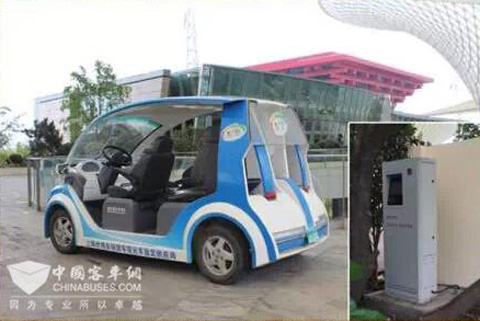  鼎充直流充電樁服務于上海世博會
