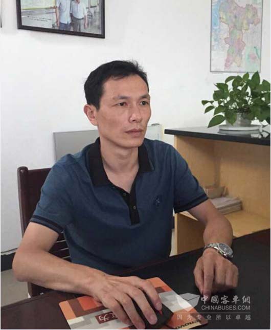 湖南汨羅途安校車有限公司總經(jīng)理胡志敏